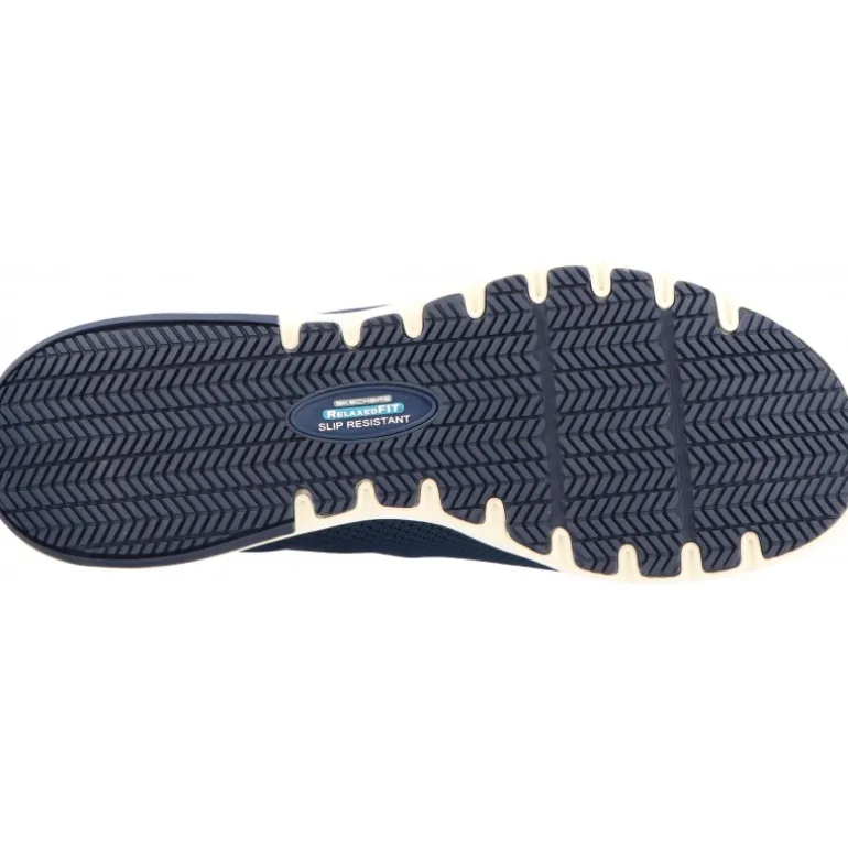 Baskets*Skechers Work Marsing Waiola SR NVY