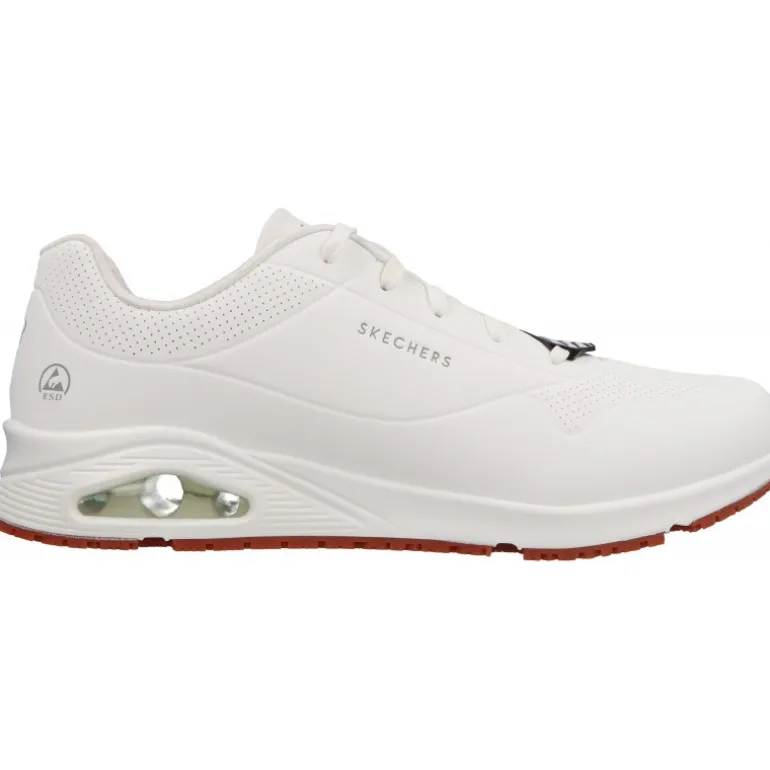Sneakers*Skechers Work Uno Sr Sutal White