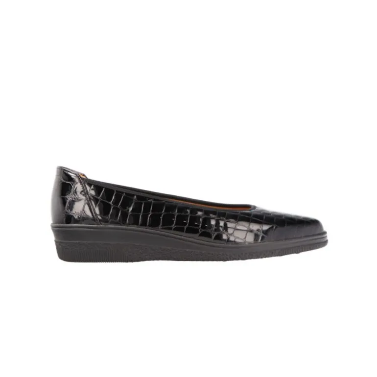 Ballerines*Gabor Zahide Alligator black