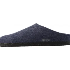 Chaussons*Birkenstock Zermatt Dark Blue Felt