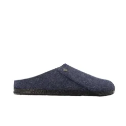 Chaussons*Birkenstock Zermatt Dark Blue Felt